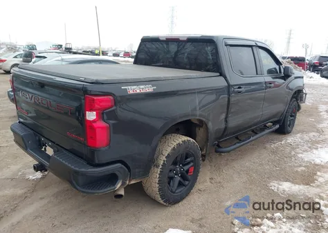 2023 Chevrolet Silverado 1500 4Wd Short Bed Custom Trail Boss from USA, damaged, VIN 3GCPDCEK9PG130279